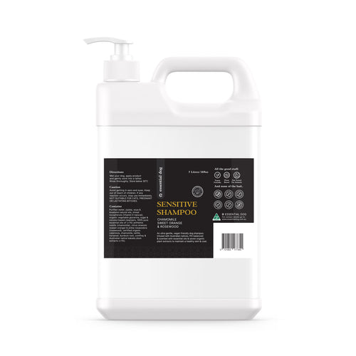 natural dog shampoo 5 litre groomers  sensitive skin